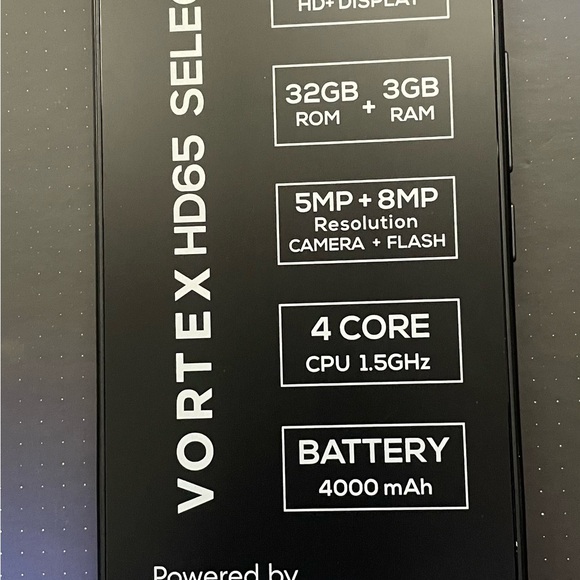 Vortex Cellular HD65 Select - 32GB - Black Smartphone - Picture 5 of 6